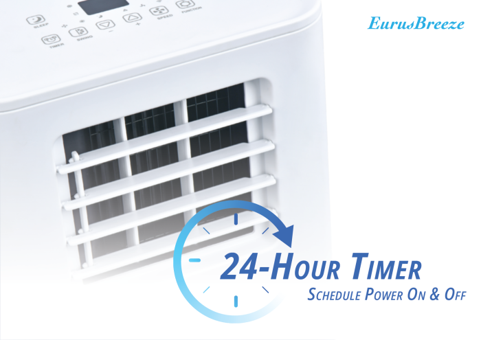 Eurus Breeze AC2401 Portable Air Conditioner 9000BTU / 2600W - Image 5