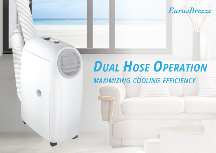 Eurus Breeze AC2402 Portable Air Conditioner with Cooling, Heating & Dehumidifying - Image 6